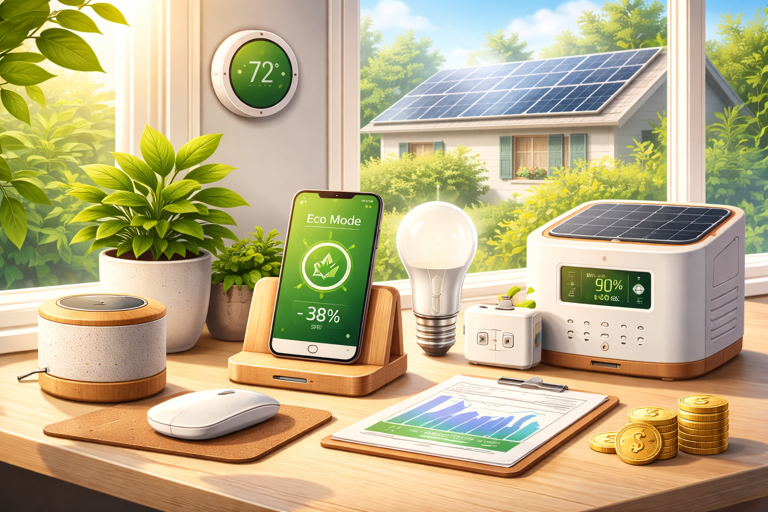 Eco friendly technology and sustainable gadgets